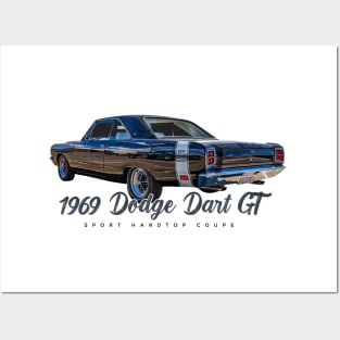 1969 Dodge Dart GT Sport Hardtop Coupe Posters and Art